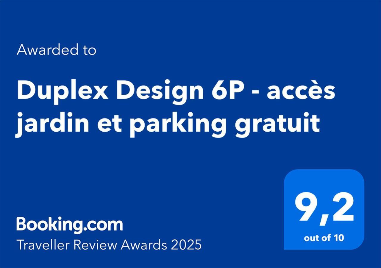 Willa Duplex Design 6P - Acces Jardin Et Parking Gratuit Malakoff Zewnętrze zdjęcie